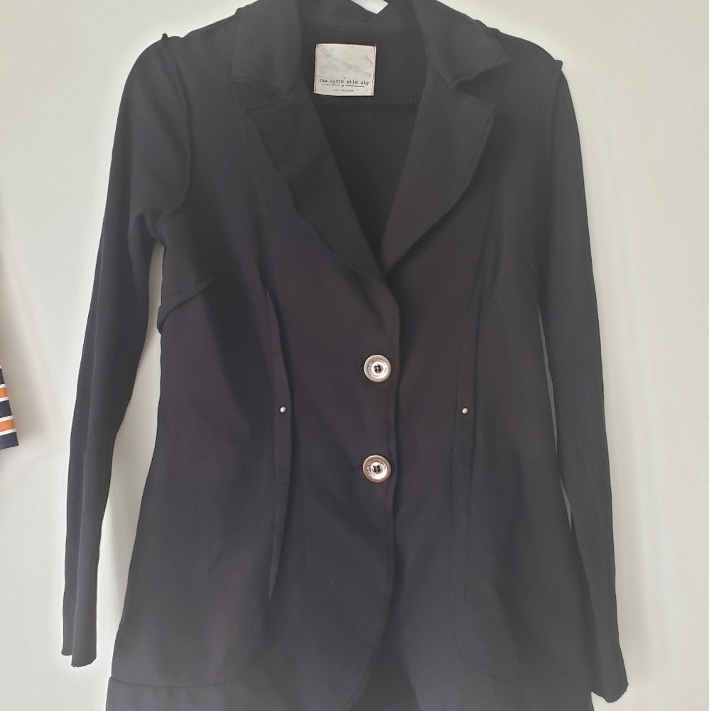 Raw earth wild sky jacket/blazer
